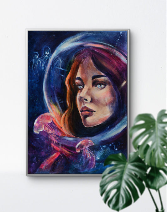 "Ocean of my mind" print - Laura