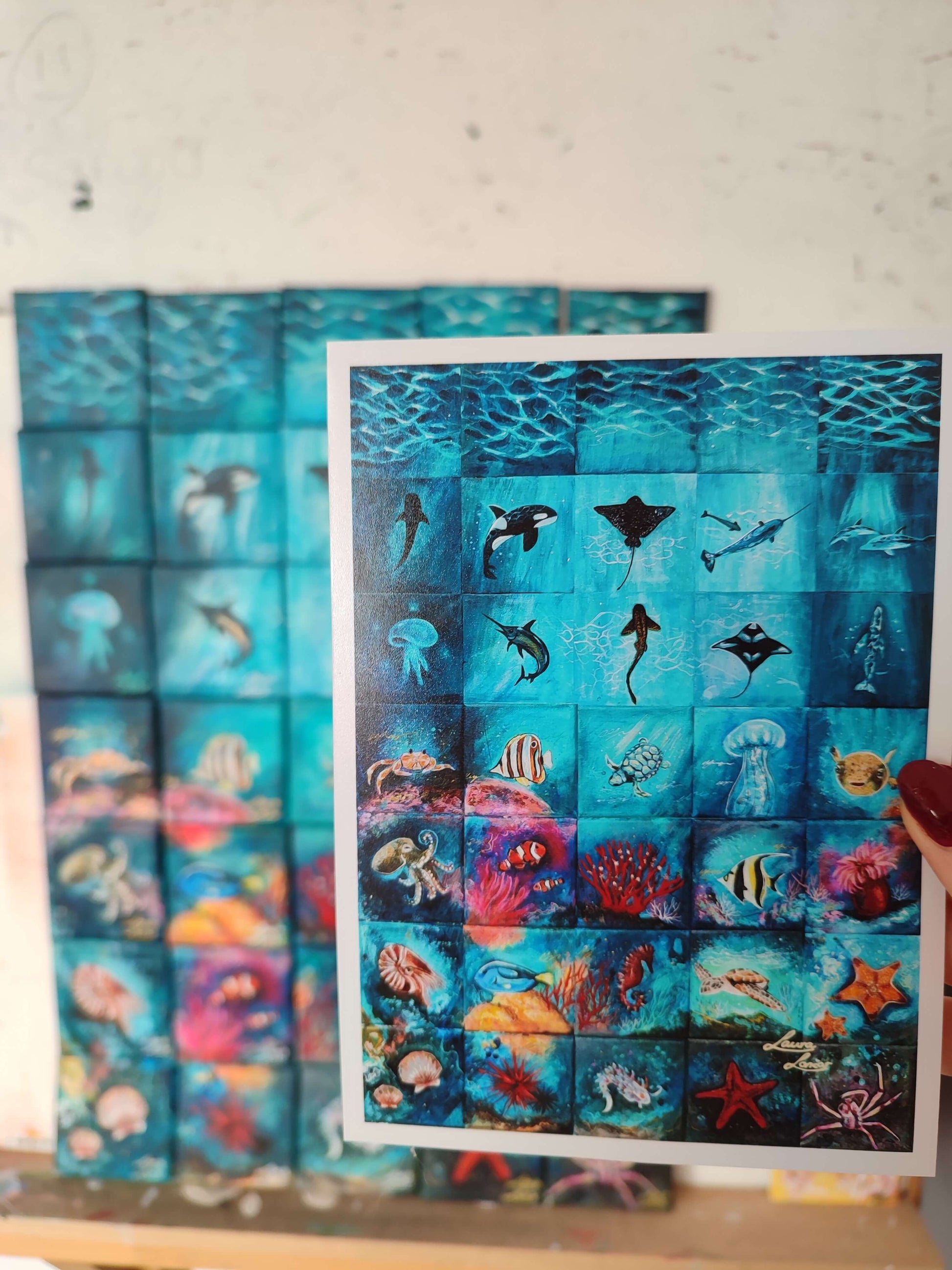Piece of the ocean No.1 - Fine art - Laura