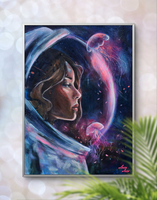 "Sea of my thoughts" print - Laura