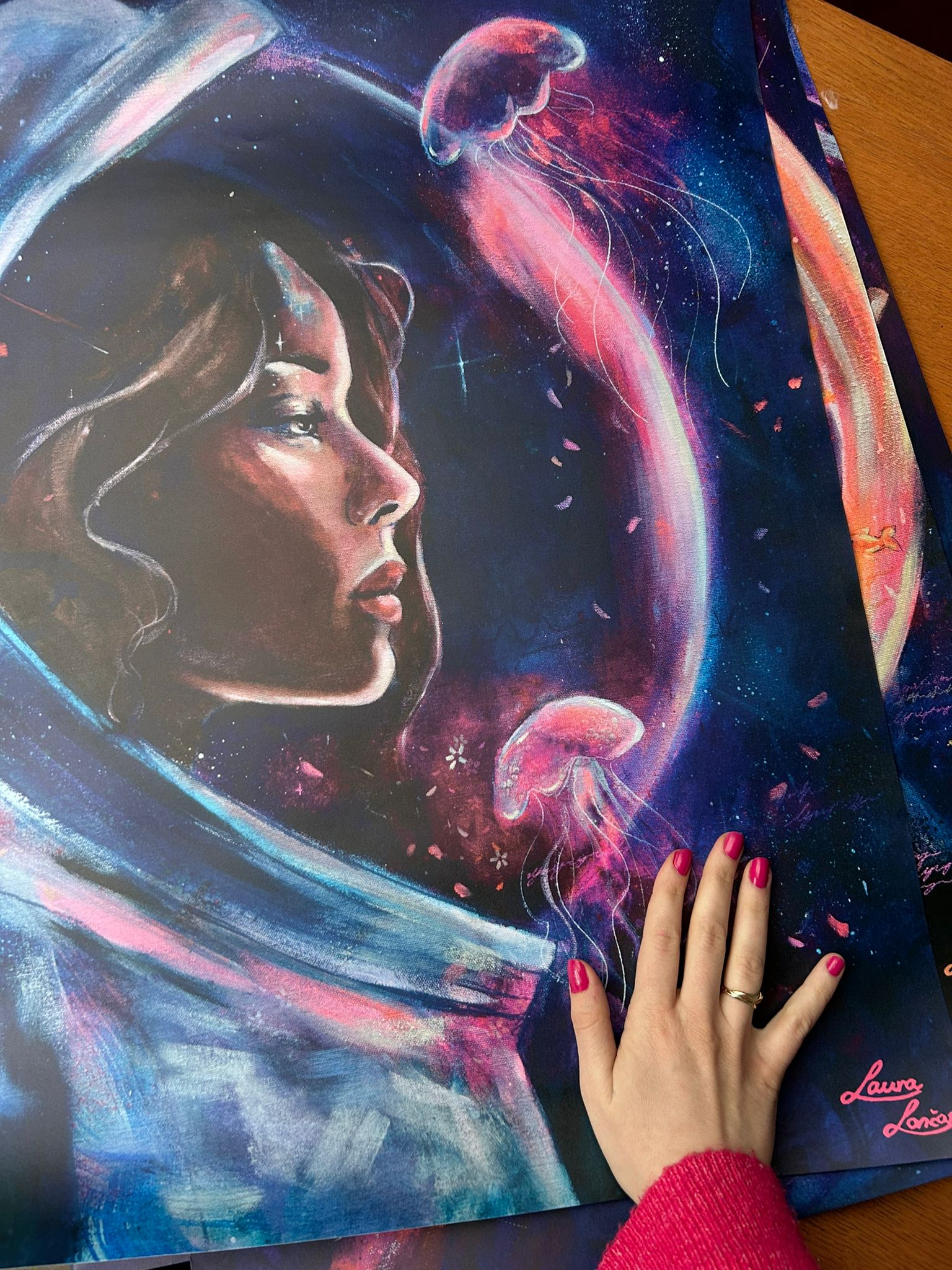 "Sea of my thoughts" print - Laura