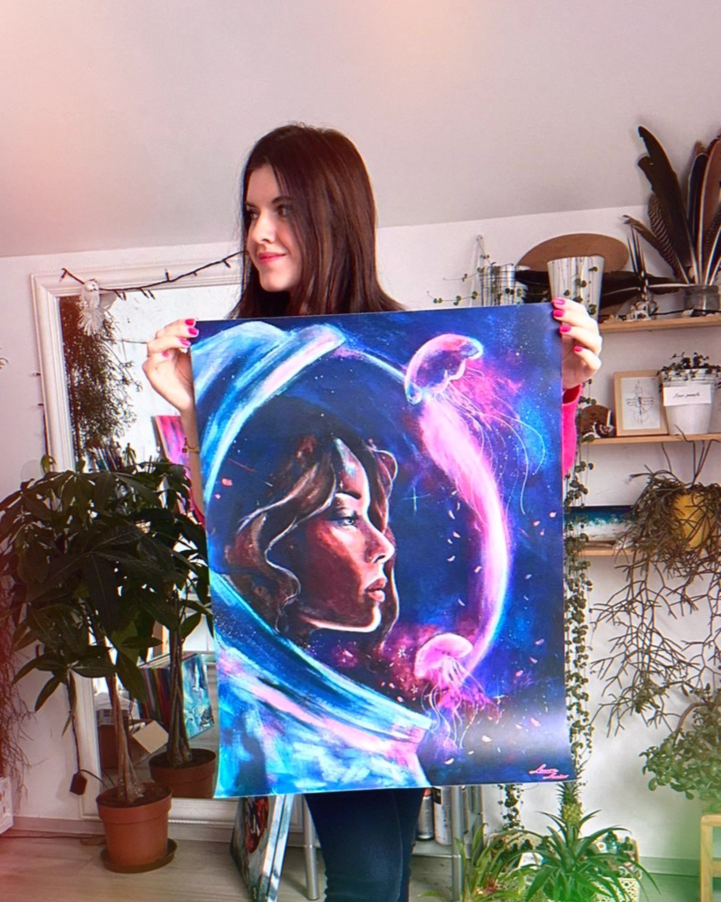 "Sea of my thoughts" print - Laura