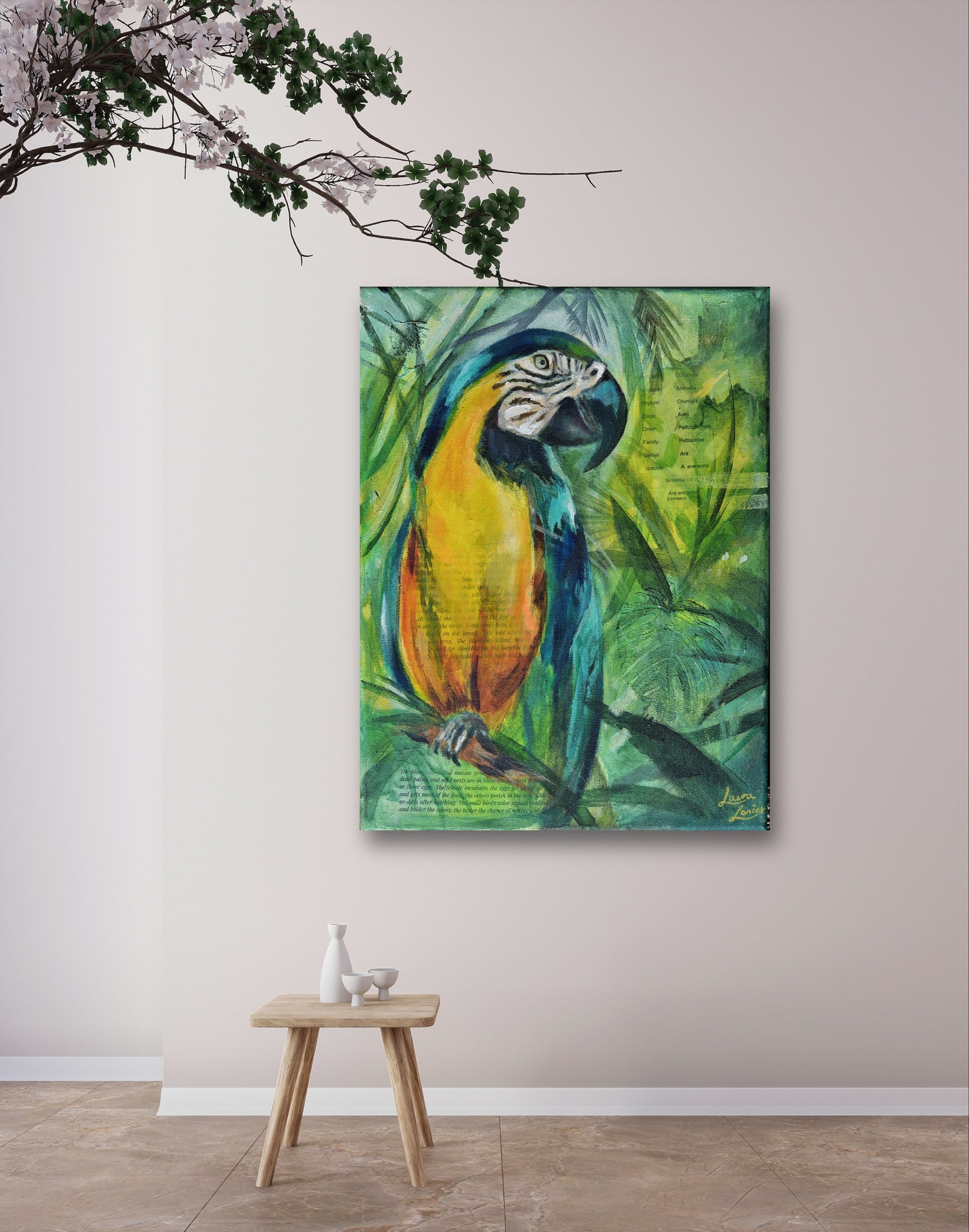 "Exotic grace" canvas print - Laura Lončar