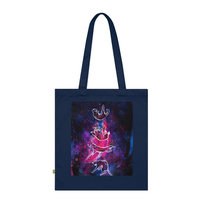 "Falling through space and time" Organic cotton tote Bag - Bags - Laura Lončar