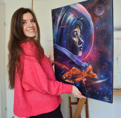 Gaze into infinity - Fine art - Laura Lončar