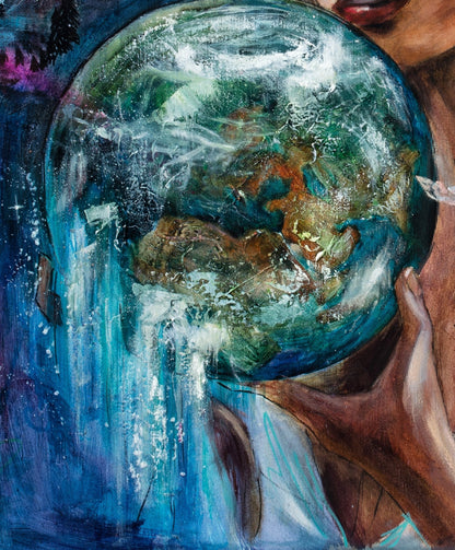 Melting Earth - Fine art - Laura Lončar