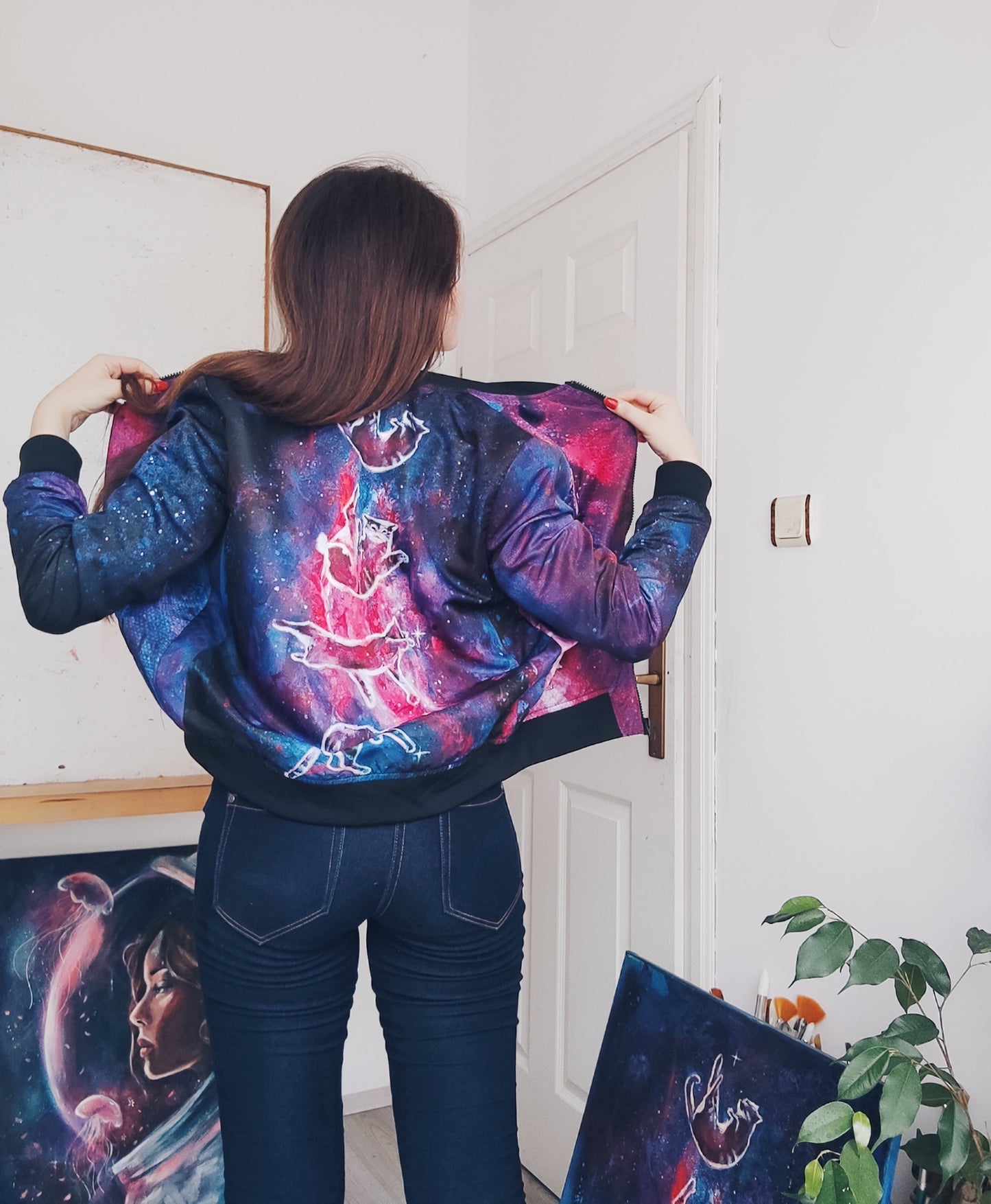 Women's bomber jacket - All Over Prints - Laura Lončar