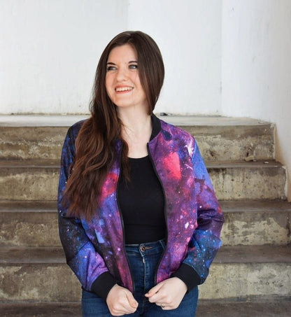 Women's bomber jacket - All Over Prints - Laura Lončar